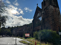 Former church and school within the Clune Park estate.